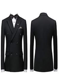 House of sensation 3 pieces wedding black suit men 2021