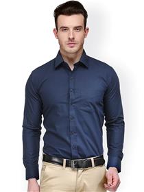 Navy slim fit formal shirt (my)