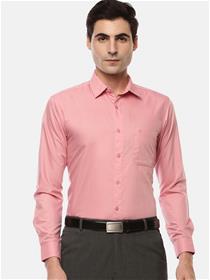 Formal shirt for men pink regular fit solid dress (my)