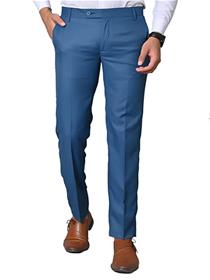 Formal pants for men el cielo men's regular fit formal trouser (a)