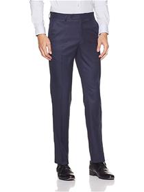 Formal pants for men van heusen men's drop crotch formal slim trousers (a)