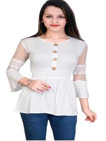 Kids girls casual pure cotton top (f)