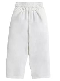 Trousers for girls regular fit girls white rayon trousers (f)