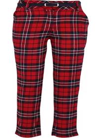 Trousers for girls regular fit girls red polyester trousers (f)