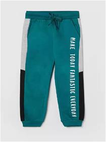 Trousers for girls regular fit girls blue pure cotton trousers (f)