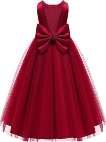 Gown for girls r cube kids girl's princess look ball gown dress (a)