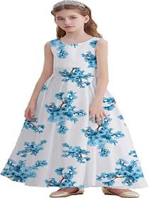 Party wear dress for kids girl rudra fashion mart premium soft poly silk (a)