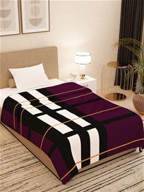 Checked AC Room 300 GSM Single Bed Blanket