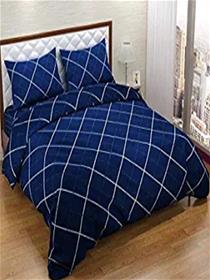 120 TC Geometric Print Bedsheet With 2 Pillow Cover Jaipuri Bedsheets For Double Bed Queen Size
