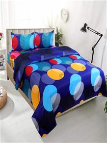 180 TC Pure Cotton Double Bedsheet With 2 Pillow Cover