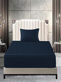 Single bedsheet cotton feel single size bedsheet with 1 pillow cover (a)
