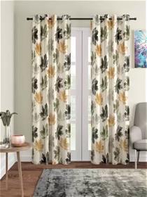 Home sizzler 213 cm (7 ft) polyester door curtain (pack of 2)