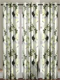 Sehbhagi 214 cm (7 ft) polyester door curtain (pack of 3)