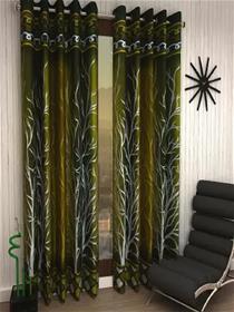 Home sizzler 153 cm (5 ft) polyester window curtain (pack of 2)