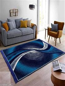 Carpet blue space 5x7