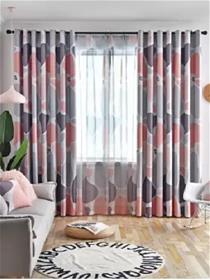 Door curtain 274 cm (9 ft) polyester room darkening long door curtain (pack of 2) (f)