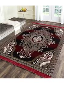 Carpet Red Acrylic Carpet  (152 cm, X 214 cm, Rectangle) (F)