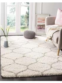 Carpet beige polyester carpet  (152 cm, x 60 cm, rectangle) (f)