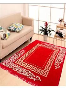 Carpet red velvet carpet  (145 cm, x 210 cm, rectangle) (f)