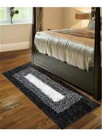 Carpet Black Polyester Runner (44 cm, X 122 cm, Rectangle) (F)
