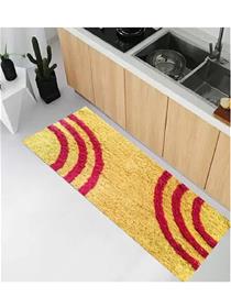 Carpet cotton floor mat  (yellow, large) (f)