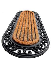 Natural Rubber Coir Long-Lasting Heavy Duty,With Designer Doormat(A)