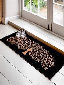 Tree Design Anti-Slip With PVC Back Doormat For  Indoor(A)