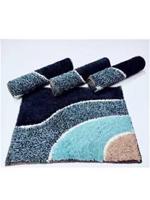 Door mat cotton door mat  (multicolor, medium, pack of 5) (f)