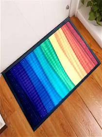 Door mat rubber door mat  (multicolor, medium) (f)