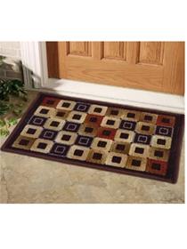 Door mat nylon door mat  (multicolor, medium) (f)