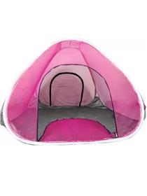 Mosquito net polyester adults washable double bed(pink, tent) (f)