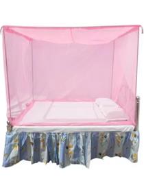 Mosquito net cotton double bed(pink, bed box)