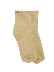 Men beige solid ankle-length socks(my)