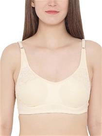 Bra for women  non-padded full cup wire free every