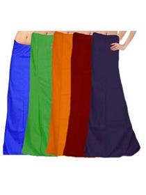 Peticote for women peticote/cotton petticoats/inskirt saree (pack of 5)