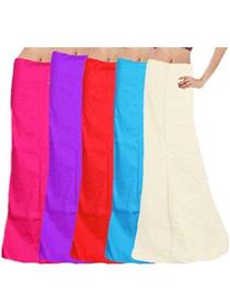 Peticote for women peticote/cotton petticoats/inskirt saree (pack of 5)