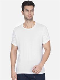 Men white solid innerwear vest (my)