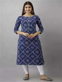 Kurti for women printed pure cotton straight ,fancy,simple designer homewear kurti(f)