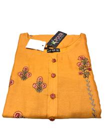 Party wear kurti for women festive sheen designer thread work kurti with palazzo