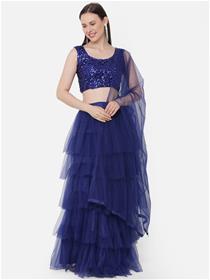 Lehenga for women semi-stitched dress choli with dupatta,fancy,designer,party wear (m)