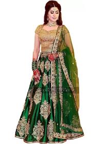 Lehenga for women semi-stitched dress & unstitched blouse with dupatta,designer,party wear (f)