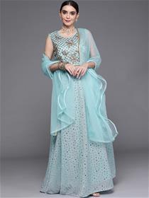 Lehenga for women semi-stitched dress  blouse with dupatta,fancy,designer,party wear(m)