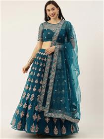 Lehenga for women wedding & uinstitched blouse with dupatta,party wear (m)
