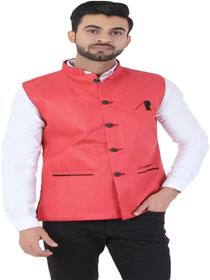 Modi jacket for men's self design waistcoat modi jacket (gajari)