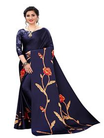 Saree for women kanchipuram maysore art  silk printed saree with blouses pieces (a)