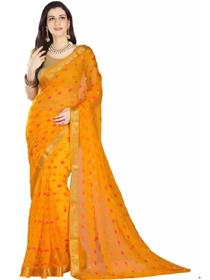 Chiffon saree for women fashion art chiffon/casual/fancy simple designer saree(f)