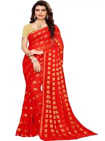 Saree for women fashion art chiffon /casual/fancy,simple designer saree(f)