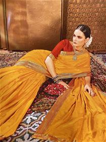 Saree for women anjeer border base simple designer fancy saree