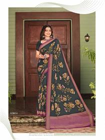 82024 suhani  saree georgette border base,fancy,simple designer & party wear printed saree