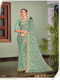 82026 suhani  saree georgette border base,fancy,simple designer & party wear printed saree